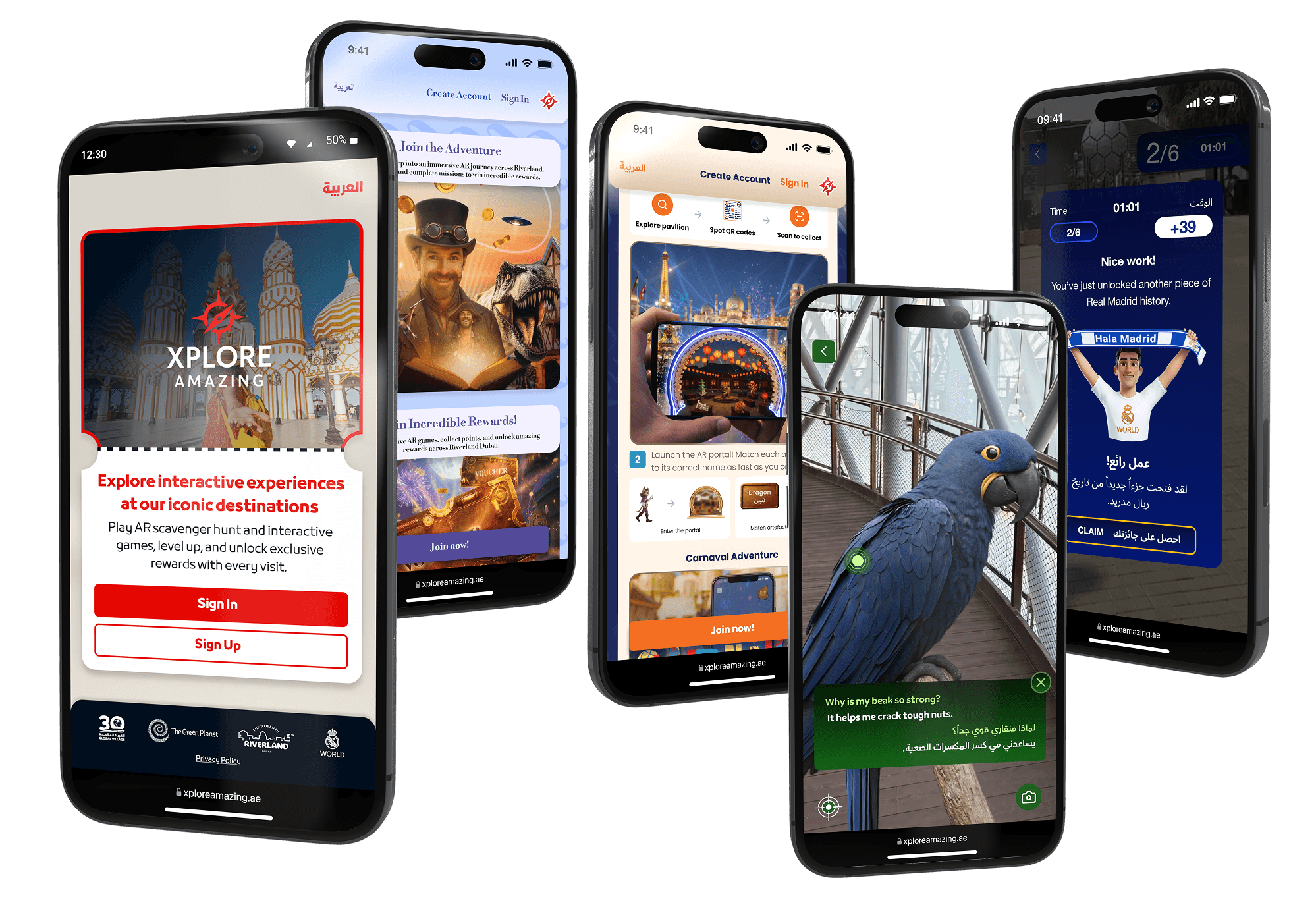 XPLORE AMAZING — Dubai Holding Entertainment gamified engagement experience